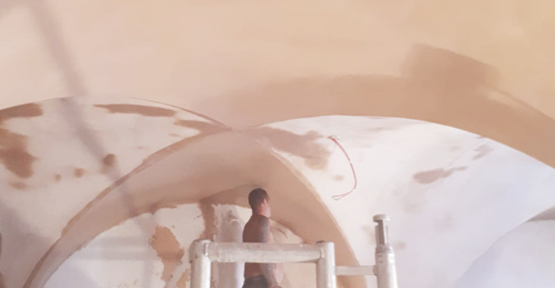 Plastering